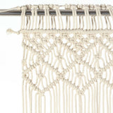 Macrame Curtain 140x240 cm Cotton - Side View