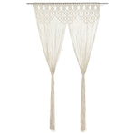 Macrame Curtain 140x240 cm Cotton