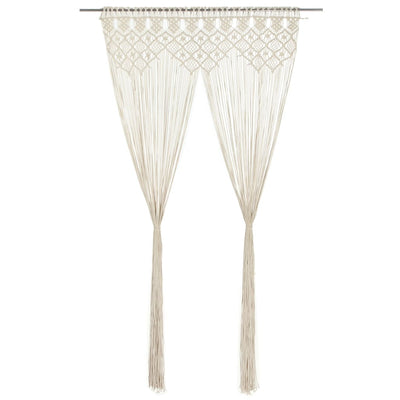 Macrame Curtain 140x240 cm Cotton