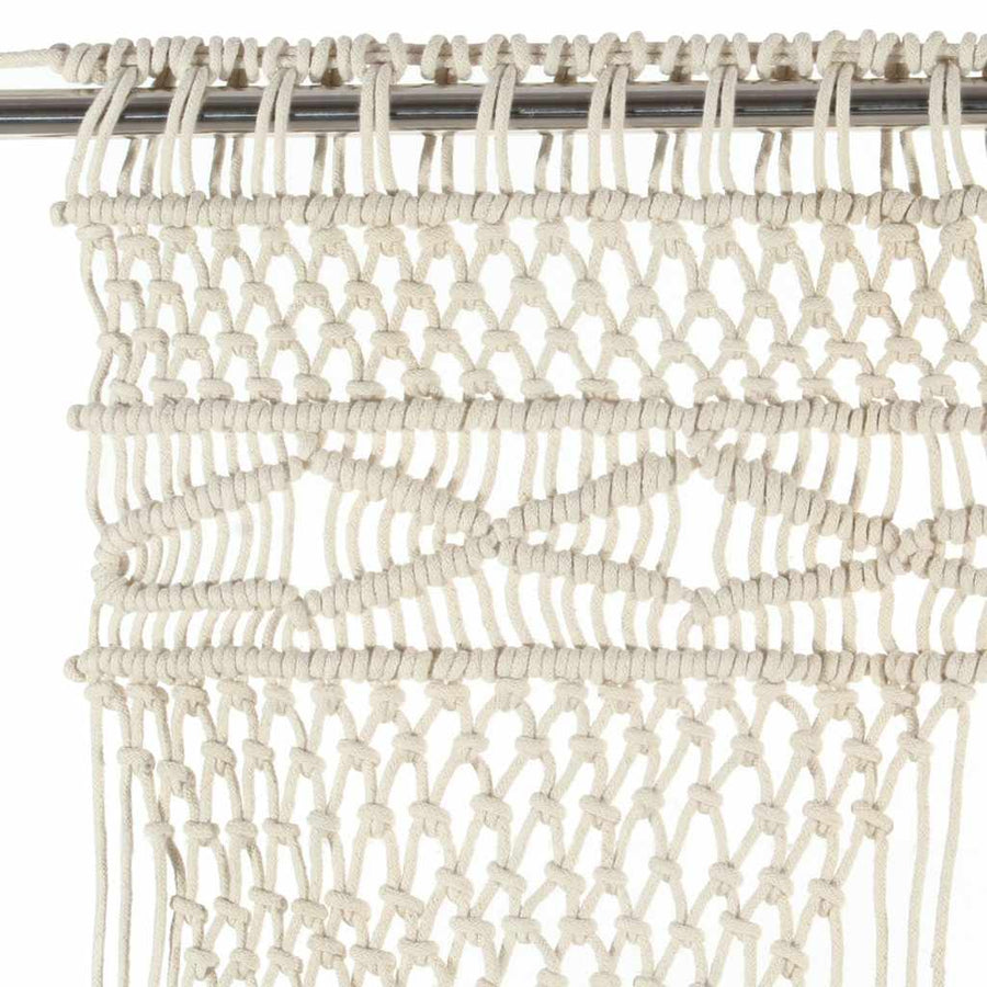 Macrame Curtain 140x240 cm Cotton