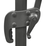 Cantilever Garden Parasol with Double Top Terracotta 400x300 cm - Rear View