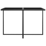 9 Piece Garden Dining Set with Cushions Poly Rattan Grey - Extra Image