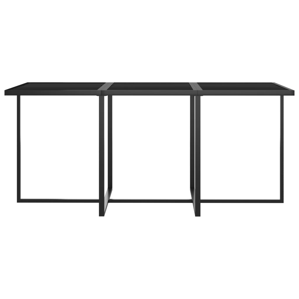 7 Piece Outdoor Dining Set with Cushions Poly Rattan Grey