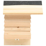 Bee Hotel Solid Firwood 22x20x20 cm - Side View