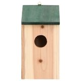Bird Houses 10 pcs Solid Firwood 12x12x22 cm - Side View
