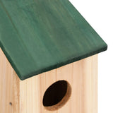 Bird Houses 10 pcs Solid Firwood 12x12x22 cm - Low Angle