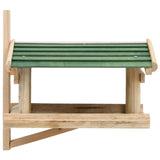 Bird Feeder Solid Wood 35x29.5x21 cm - Front View