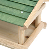 Bird Feeder Solid Wood 35x29.5x21 cm