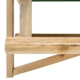 Bird Feeder Solid Wood 35x29.5x21 cm - Rear View