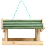 Bird Feeder Solid Wood 35x29.5x21 cm - Front View