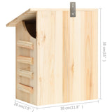 Bat House Solid Firwood 30x20x38 cm - Close-Up Angle