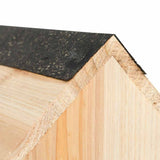 Squirrel House Solid Firwood 26x25x29 cm - Rear View