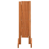 Garden Trellis Fence Orange 120x60 cm Solid Firwood - Side View