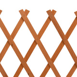 Garden Trellis Fence Orange 120x60 cm Solid Firwood - Rear View