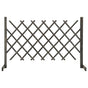 Garden Trellis Fence Grey 120x90 cm Solid Firwood