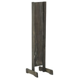 Garden Trellis Fence Grey 120x90 cm Solid Firwood - Top-Down View