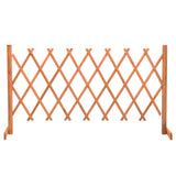Garden Trellis Fence Orange 150x80 cm Solid Firwood