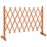 Garden Trellis Fence Orange 150x80 cm Solid Firwood - Front View