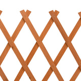 Garden Trellis Fence Orange 150x80 cm Solid Firwood - Rear View