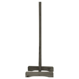 Garden Trellis Fence Grey 150x80 cm Solid Firwood - 45-Degree Angle