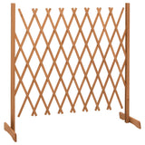 Garden Trellis Fence Orange 180x100 cm Solid Firwood - Front View