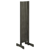 Garden Trellis Fence Grey 180x100 cm Solid Firwood - Top-Down View