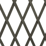 Garden Trellis Fence Grey 180x100 cm Solid Firwood - Rear View