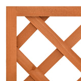 Garden Trellis Planter Orange 50x25x90 cm Solid Firwood - 45-Degree Angle