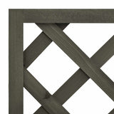 Garden Trellis Planter Grey 50x25x90 cm Solid Firwood - 45-Degree Angle