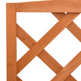 Plant Stand with Trellis Orange 70x42x120 cm Solid Firwood - 45-Degree Angle