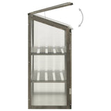 Greenhouse 60x45x100 cm Firwood - Top-Down View