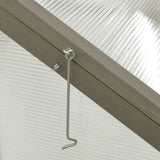 Greenhouse 100x65x40 cm Firwood - Rear View