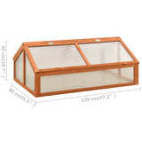 Greenhouse 120x80x50 cm Firwood - Close-Up Angle