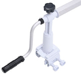 Pool Cover Roller with Plastic Base - Top-Down View