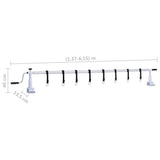 Pool Cover Roller with Plastic Base - Close-Up Angle