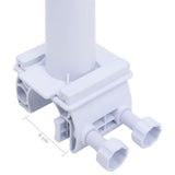 Pool Cover Roller with Plastic Base - Low Angle