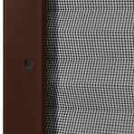 Plisse Insect Screen for Windows Aluminium Brown 80x100 cm