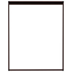 Plisse Insect Screen for Windows Aluminium Brown 80x100 cm