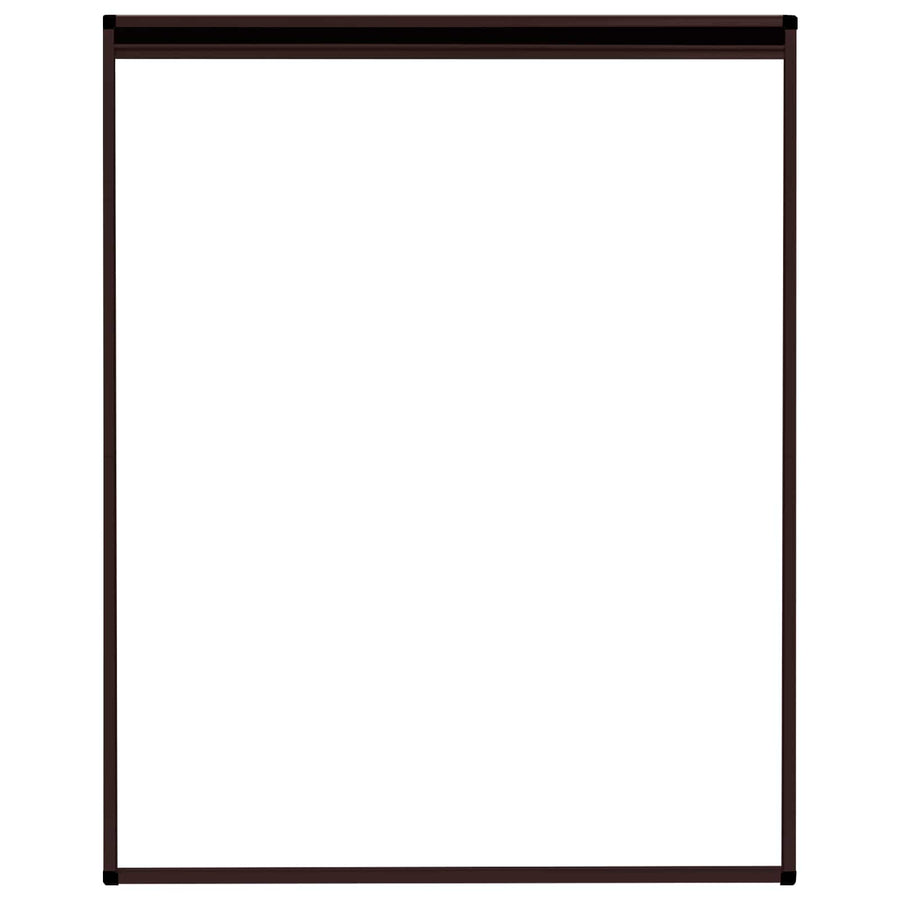 Plisse Insect Screen for Windows Aluminium Brown 80x100 cm