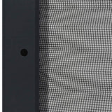 Plisse Insect Screen for Windows Aluminium Anthracite 60x80 cm - Rear View