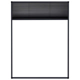 Plisse Insect Screen for Windows Aluminium Anthracite 60x80 cm