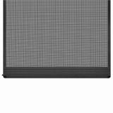 Hinged Insect Screen Manual Anthracite and Black 100 x 215 cm