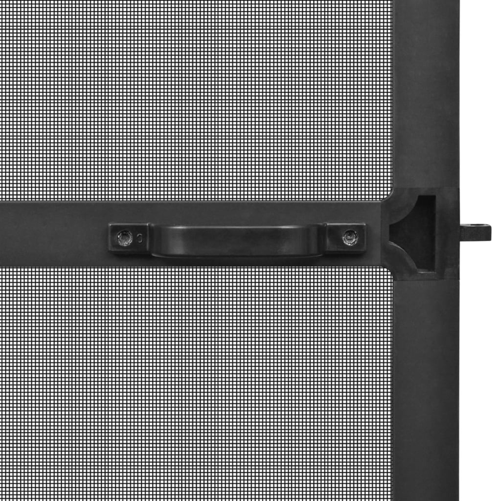 Hinged Insect Screen For Doors Anthracite 100x215 Cm