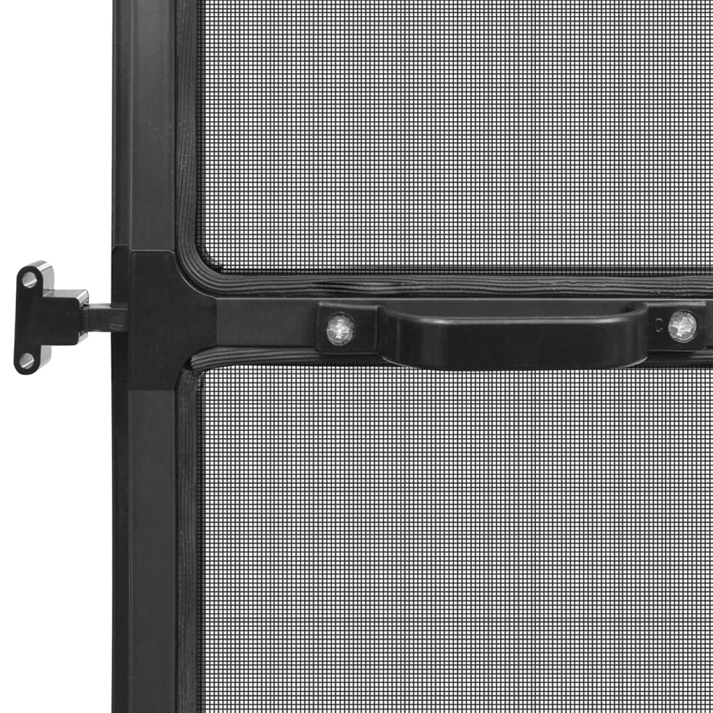 Hinged Insect Screen For Doors Anthracite 100x215 Cm