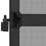 Hinged Insect Screen for Doors Anthracite 100x215 cm - Close-Up Angle