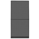 Hinged Insect Screen For Doors Anthracite 120x240 Cm - Front View