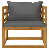 6 Piece Garden Lounge Set with Cushion Solid Acacia Wood