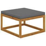 7 Piece Garden Lounge Set with Cushion Solid Acacia Wood
