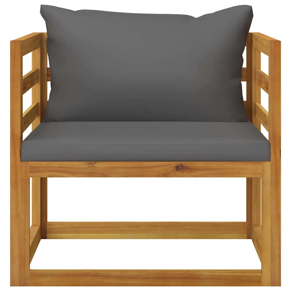 8 Piece Garden Lounge Set with Cushion Solid Acacia Wood