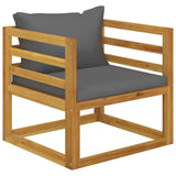 10 Piece Garden Lounge Set with Cushion Solid Acacia Wood - Extra Image